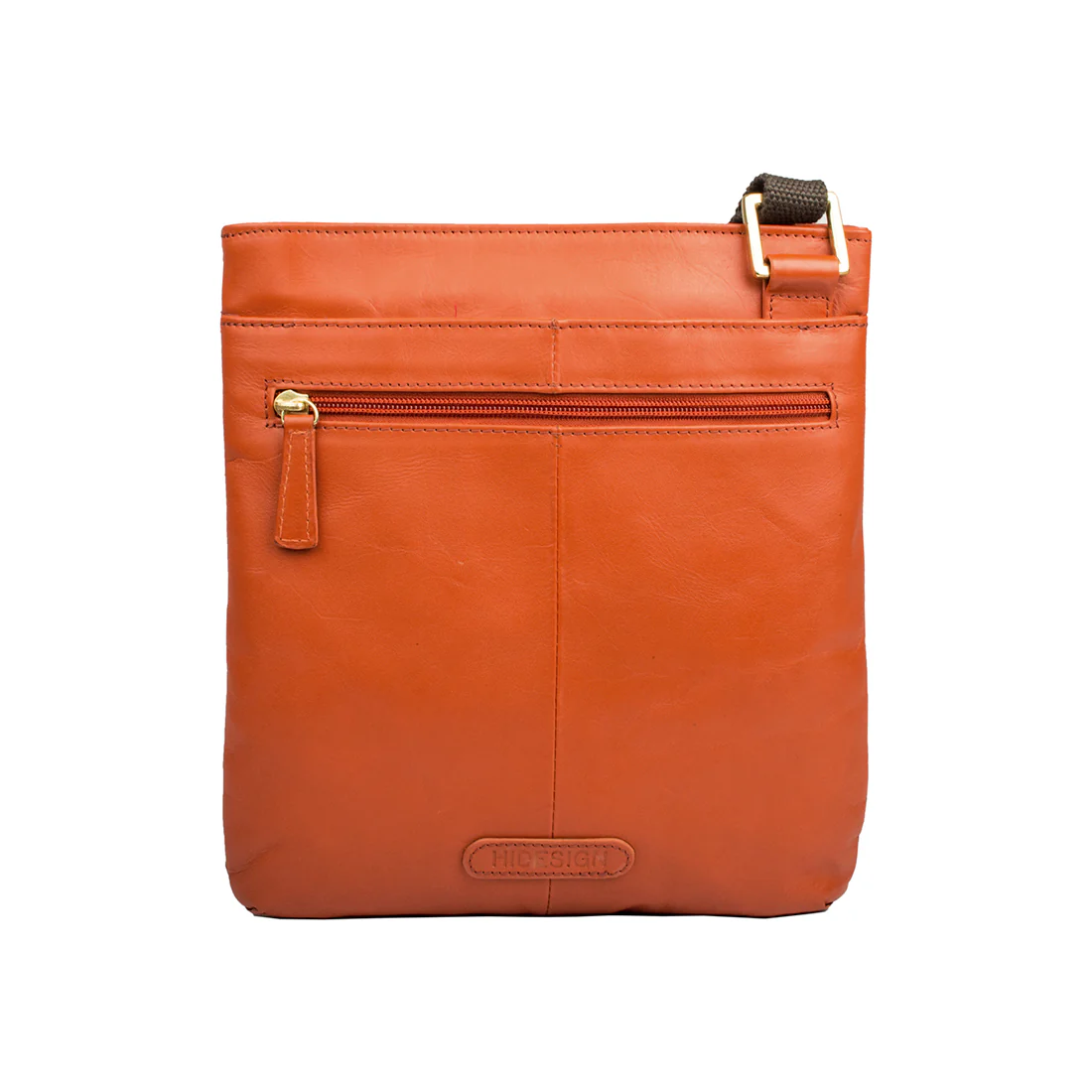 Tatum 01 Orange Leather Crossbody - Image 3
