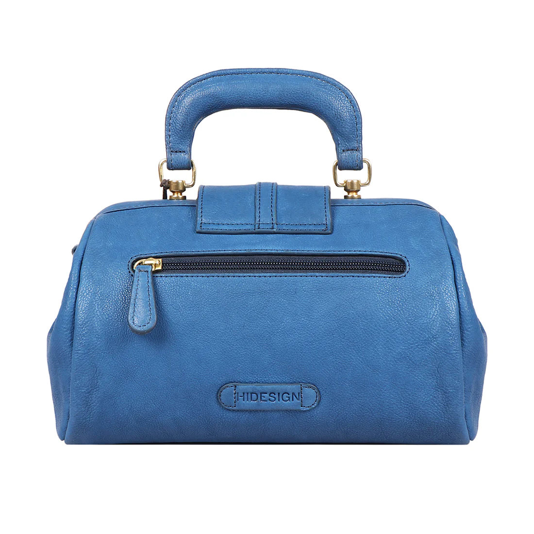 Tenjin 01 Blue Leather Satchel - Image 3