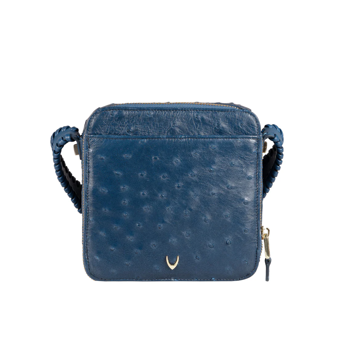 Terra 02 Blue Leather Shoulder Bag - Image 5