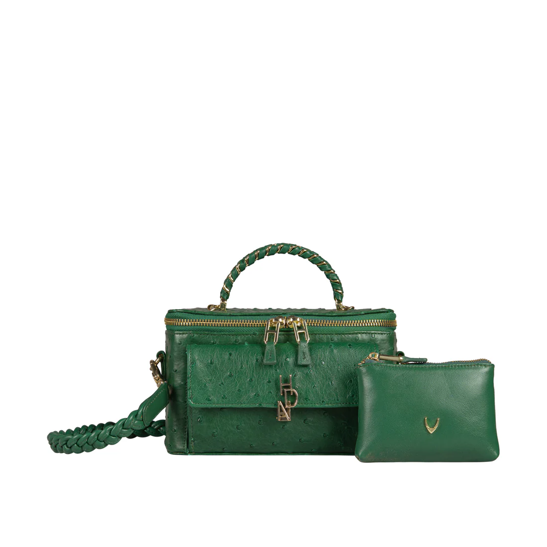 Terra 03 Green Leather Crossbody - Image 4