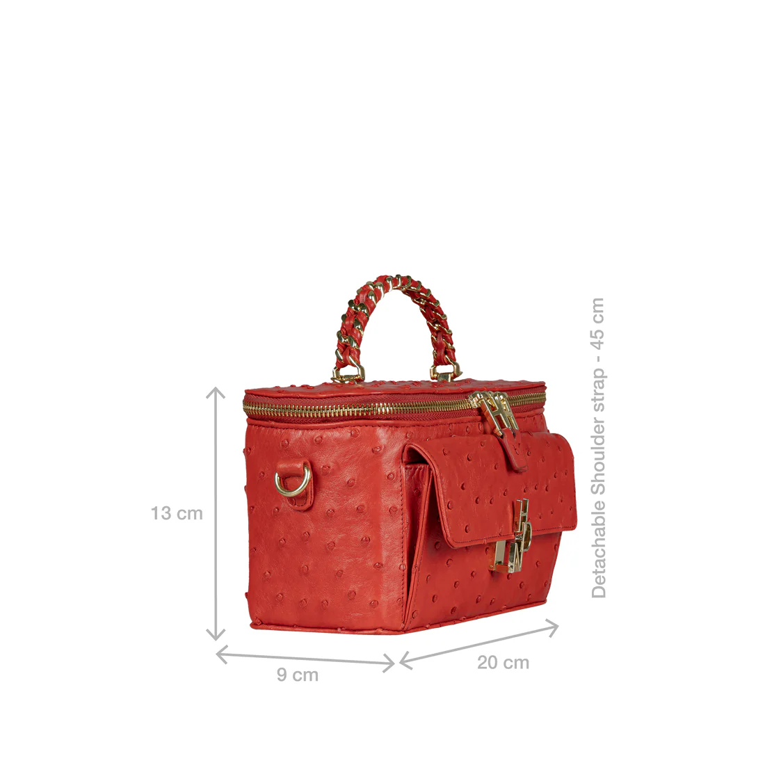 Terra 03 Red Leather Crossbody - Image 3