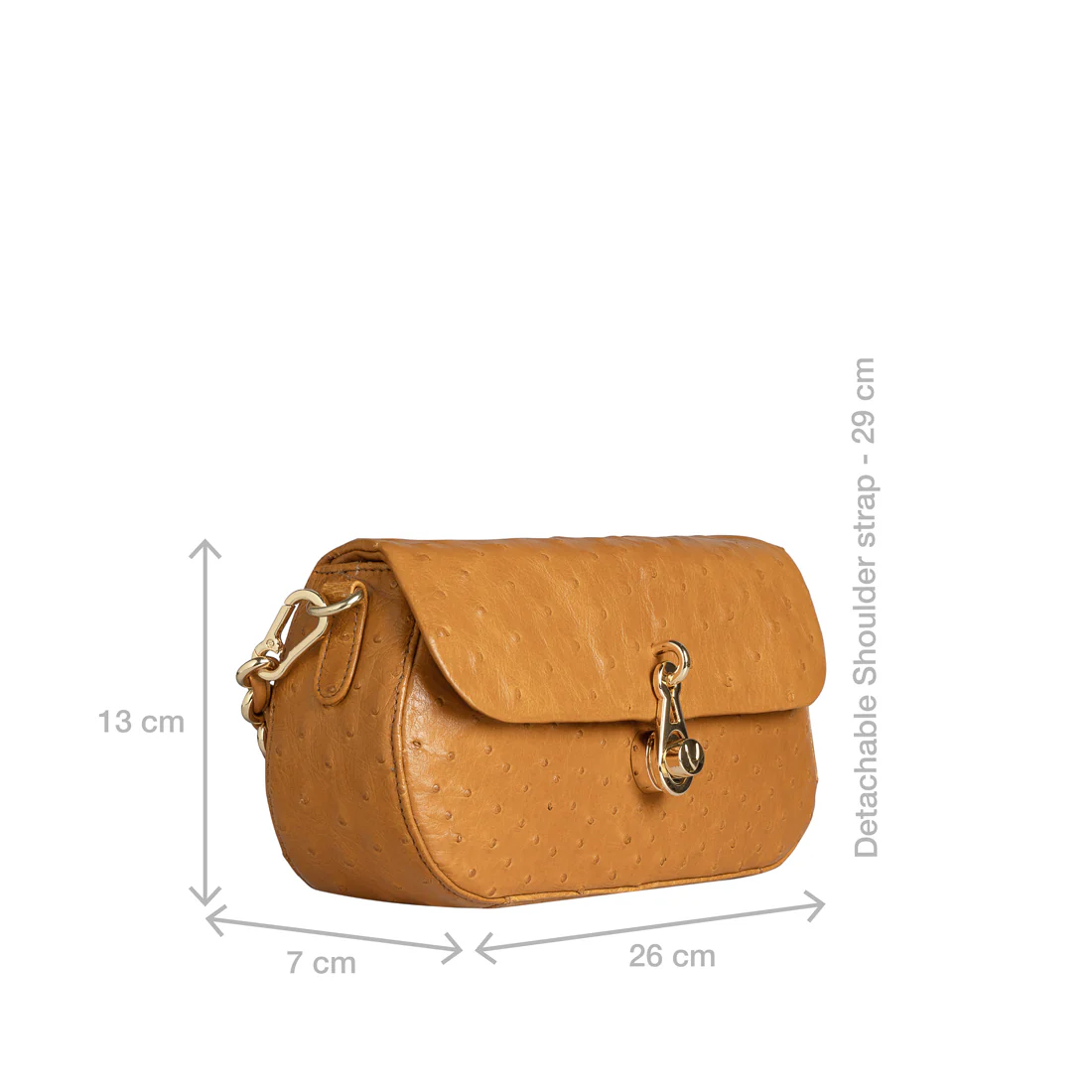 Terra 04 Brown Leather Shoulder Bag - Image 3