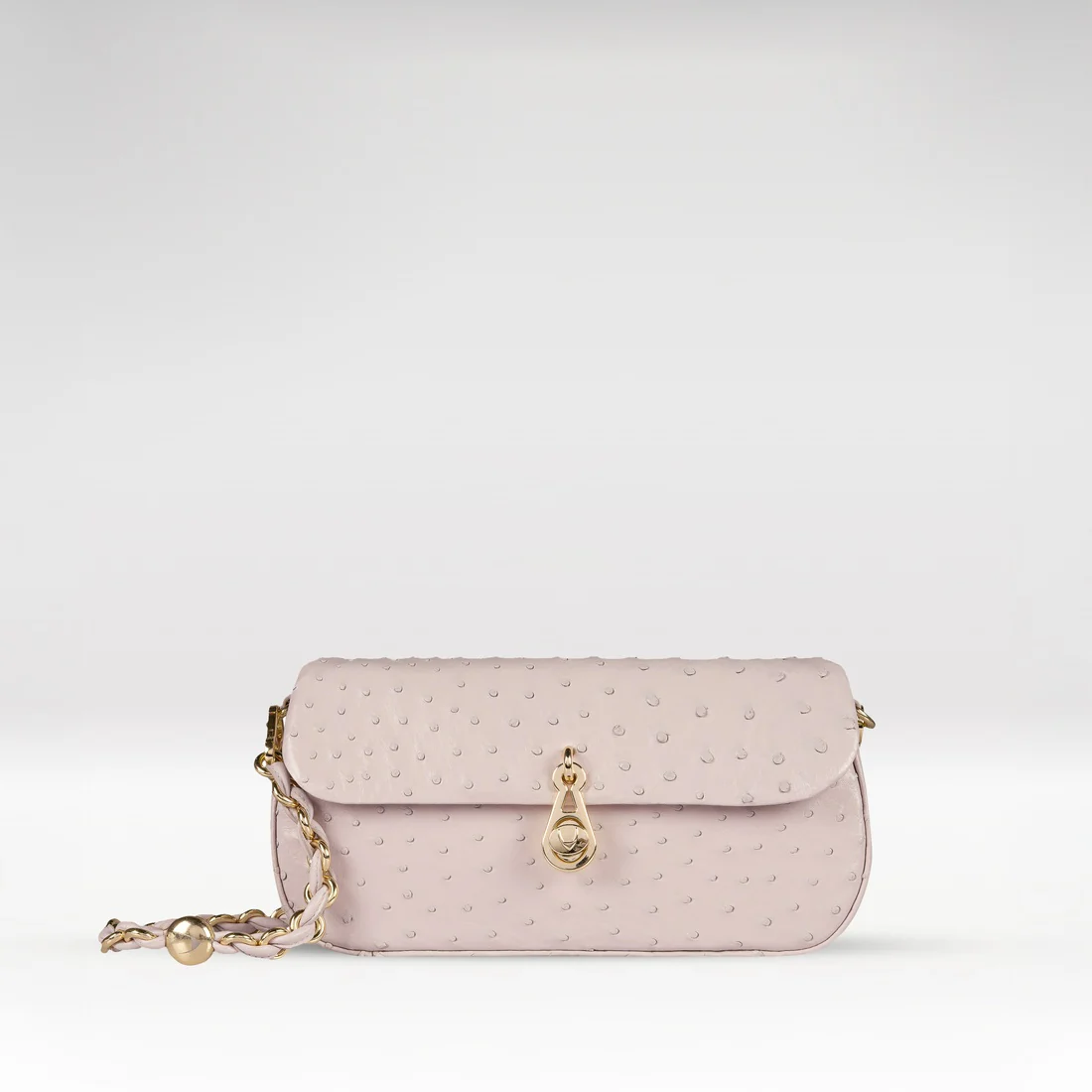 Terra 04 Pink Leather Shoulder Bag