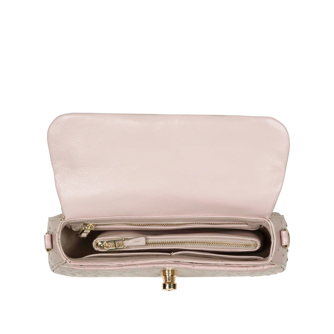 Terra 04 Pink Leather Shoulder Bag - Image 13