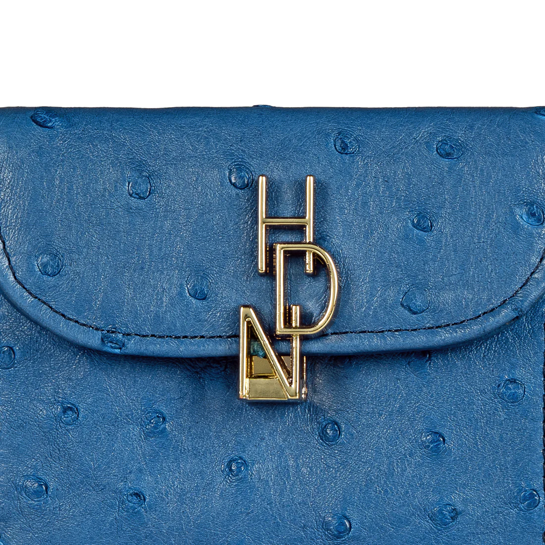 Terra W1 Blue Leather Bi-Fold Wallet - Image 6