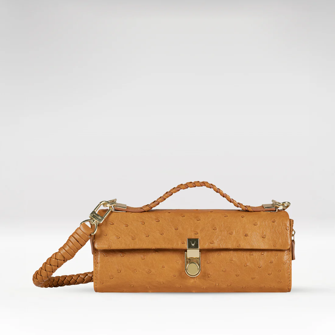 Terra W2 Tan Leather Sling Wallet - Image 5