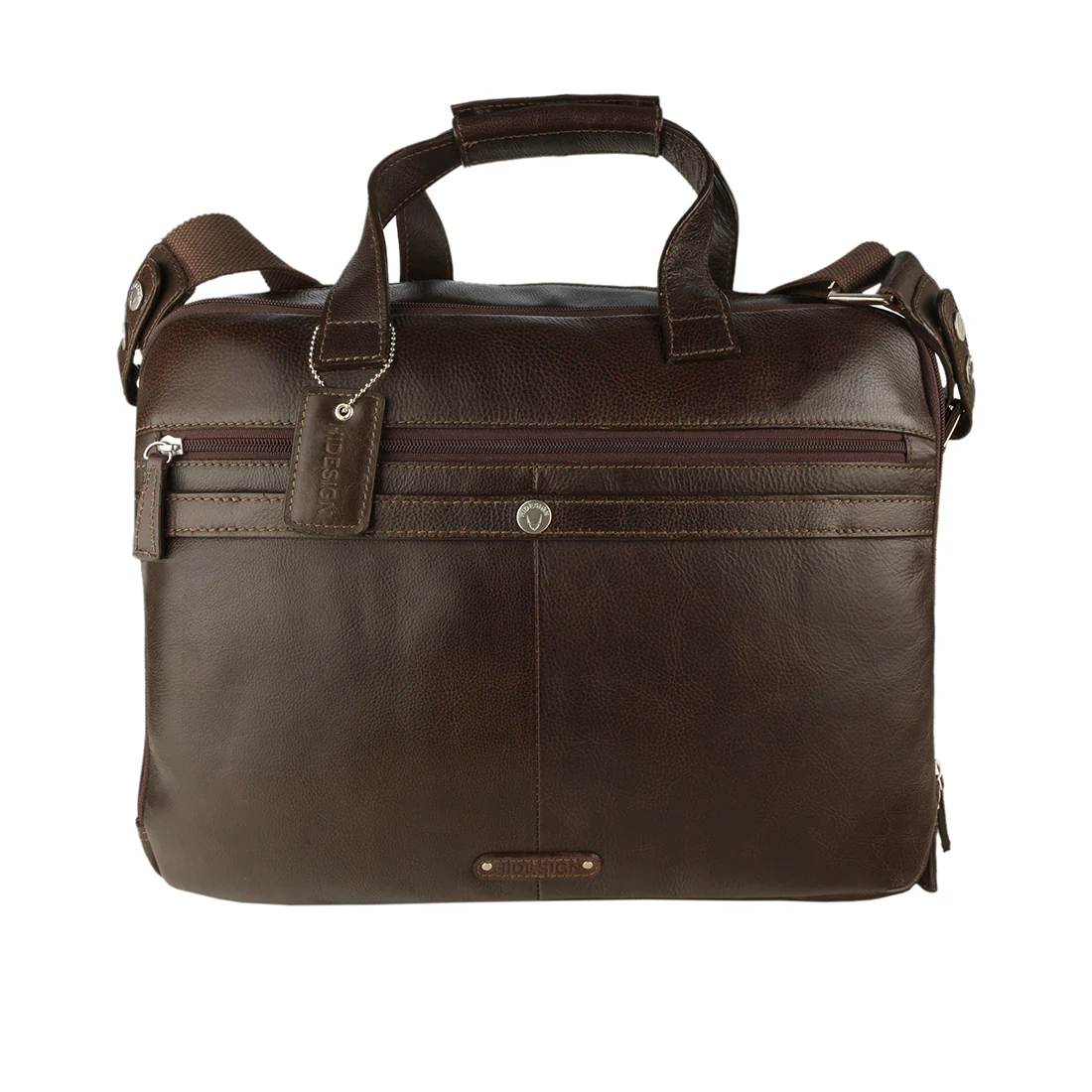 The Ridgeway 01 Brown Leather  Briefcase - Image 4