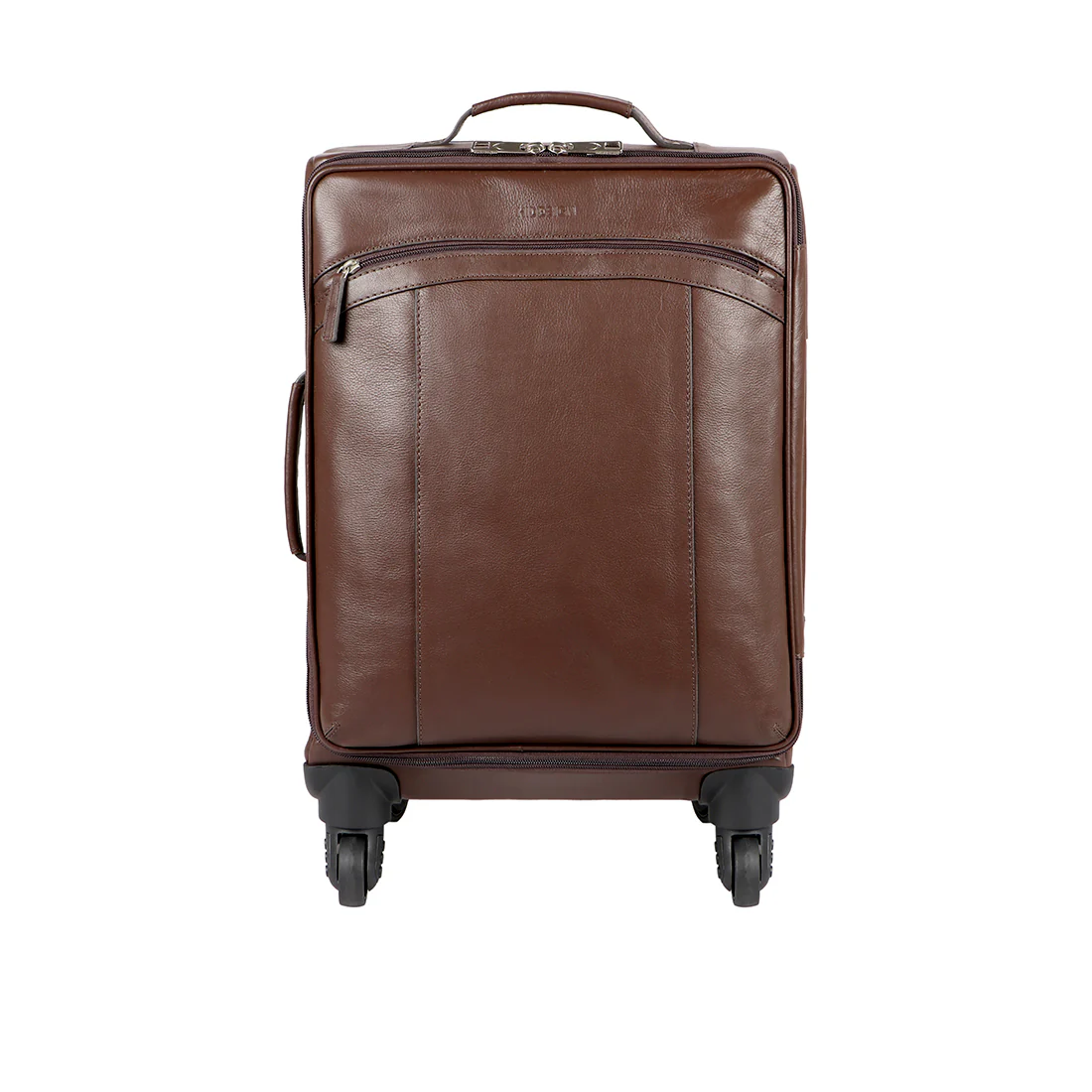 The Ridgeway 03 Brown Leather Trolley Bag