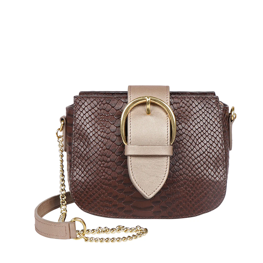 Tijuana 02 Brown Leather Sling Bag - Image 2