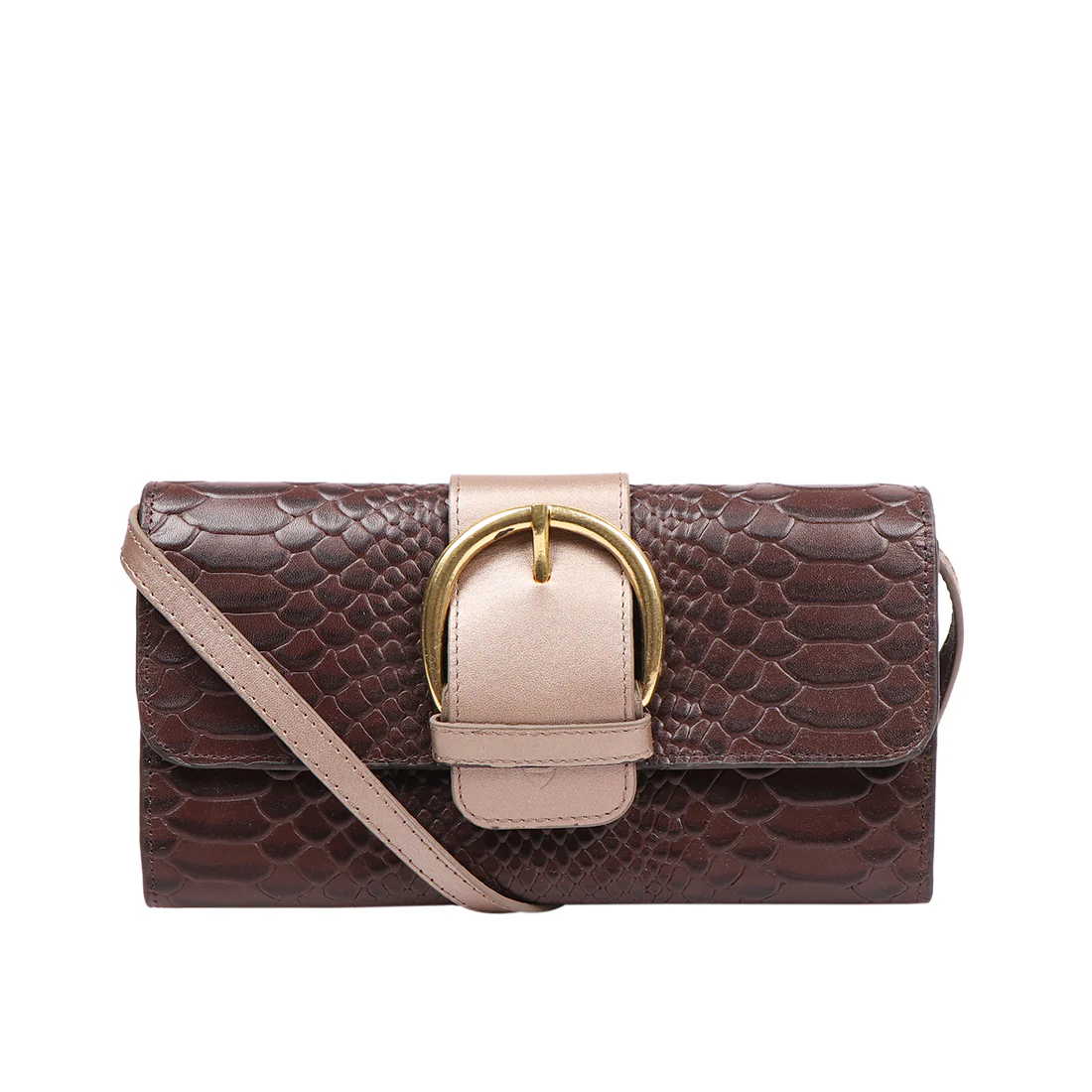 Tijuana W1 Brown Leather Sling Wallet