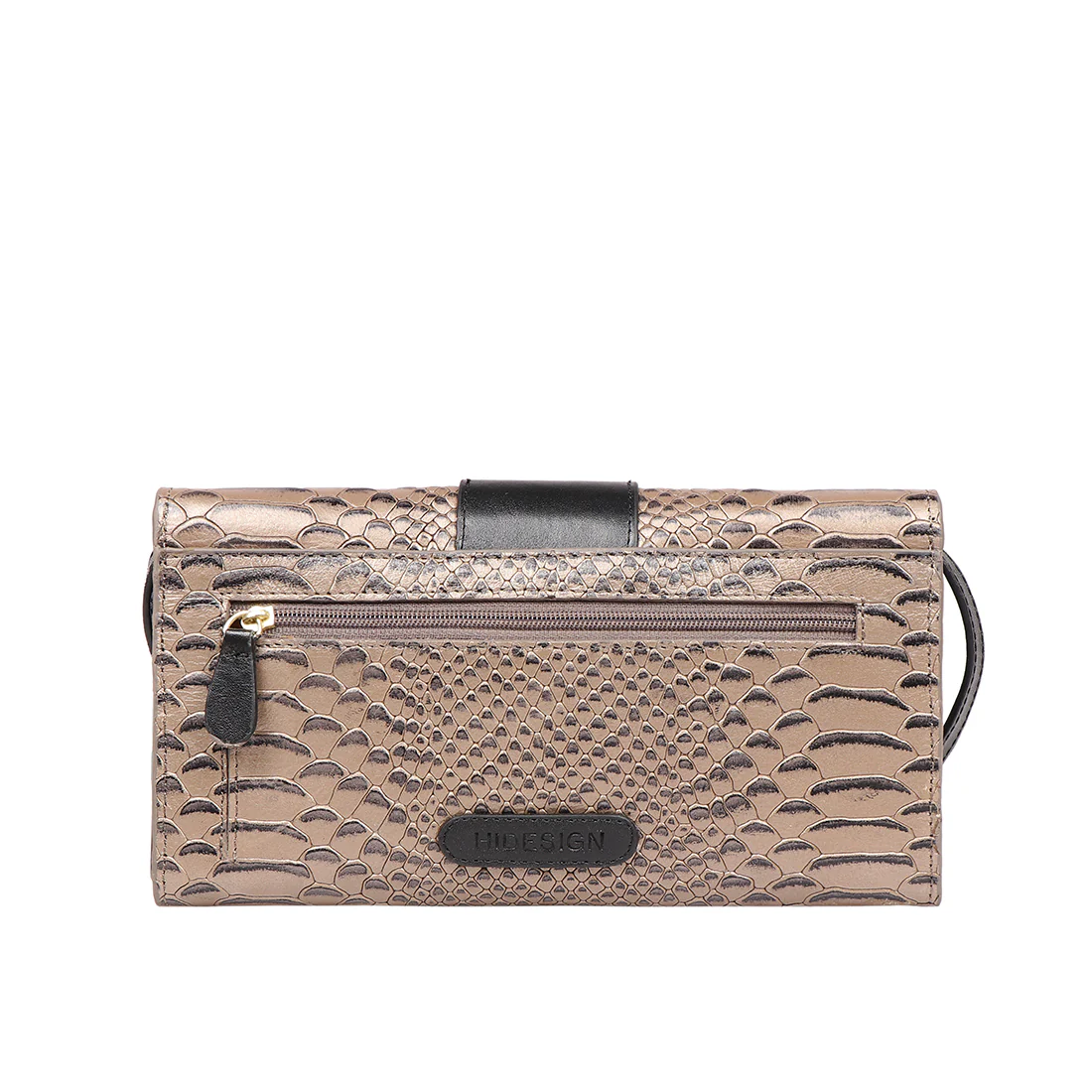 Tijuana W1 Grey Leather Sling Wallet - Image 3