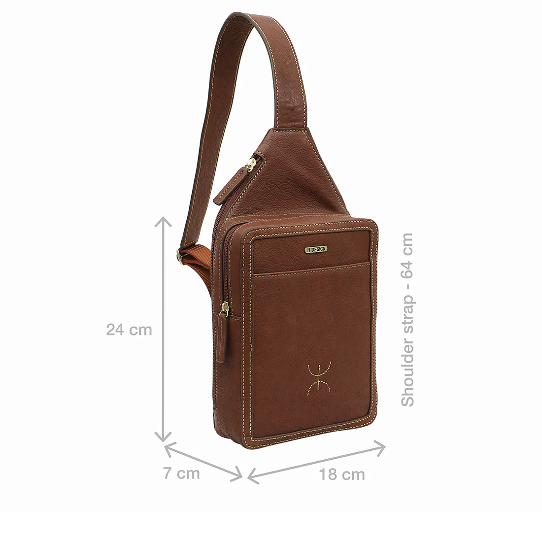 Timbuktoo - 02 Tan Leather Crossbody - Image 3