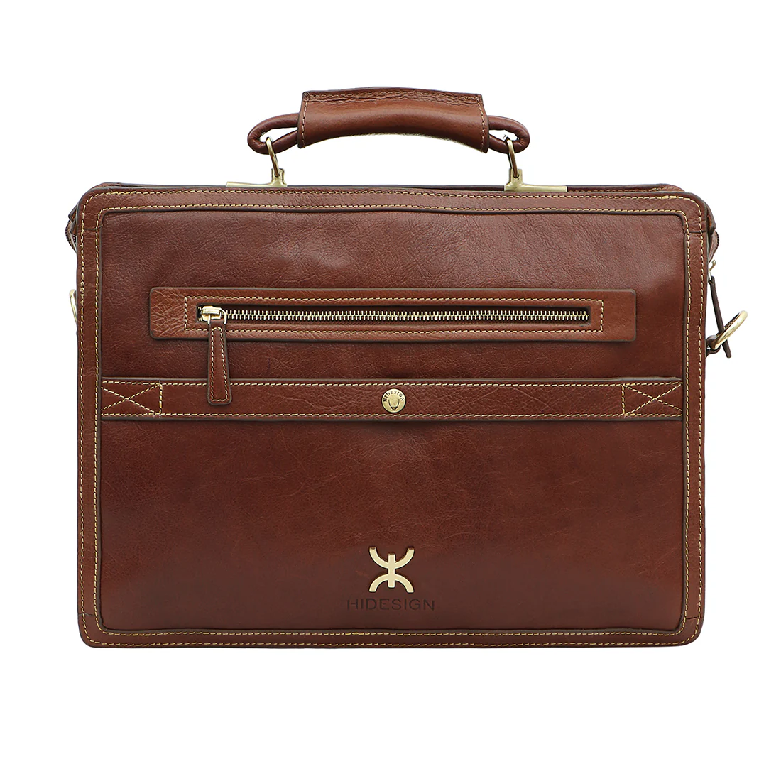 Timbuktoo - 03 Tan Leather Briefcase - Image 4