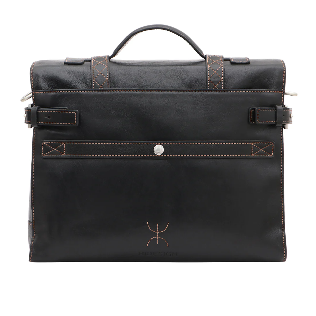 Timbuktoo - 05 Black Leather Briefcase - Image 4