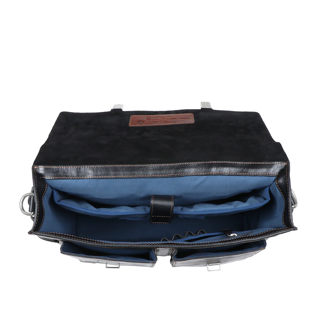 Timbuktoo - 05 Black Leather Briefcase - Image 6