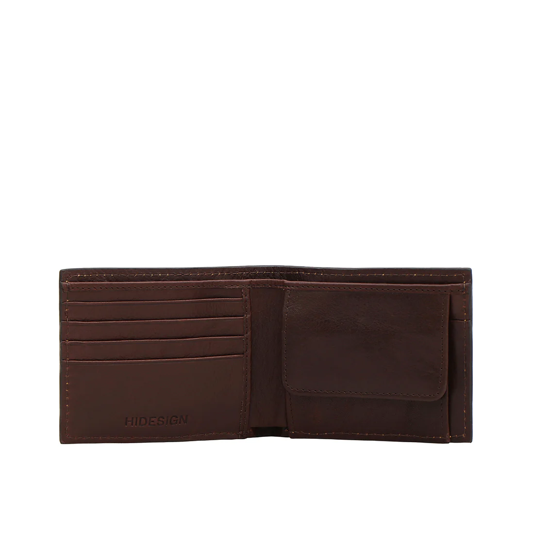 Timbuktoo - W3 Brown Leather Bi-Fold Wallet - Image 3