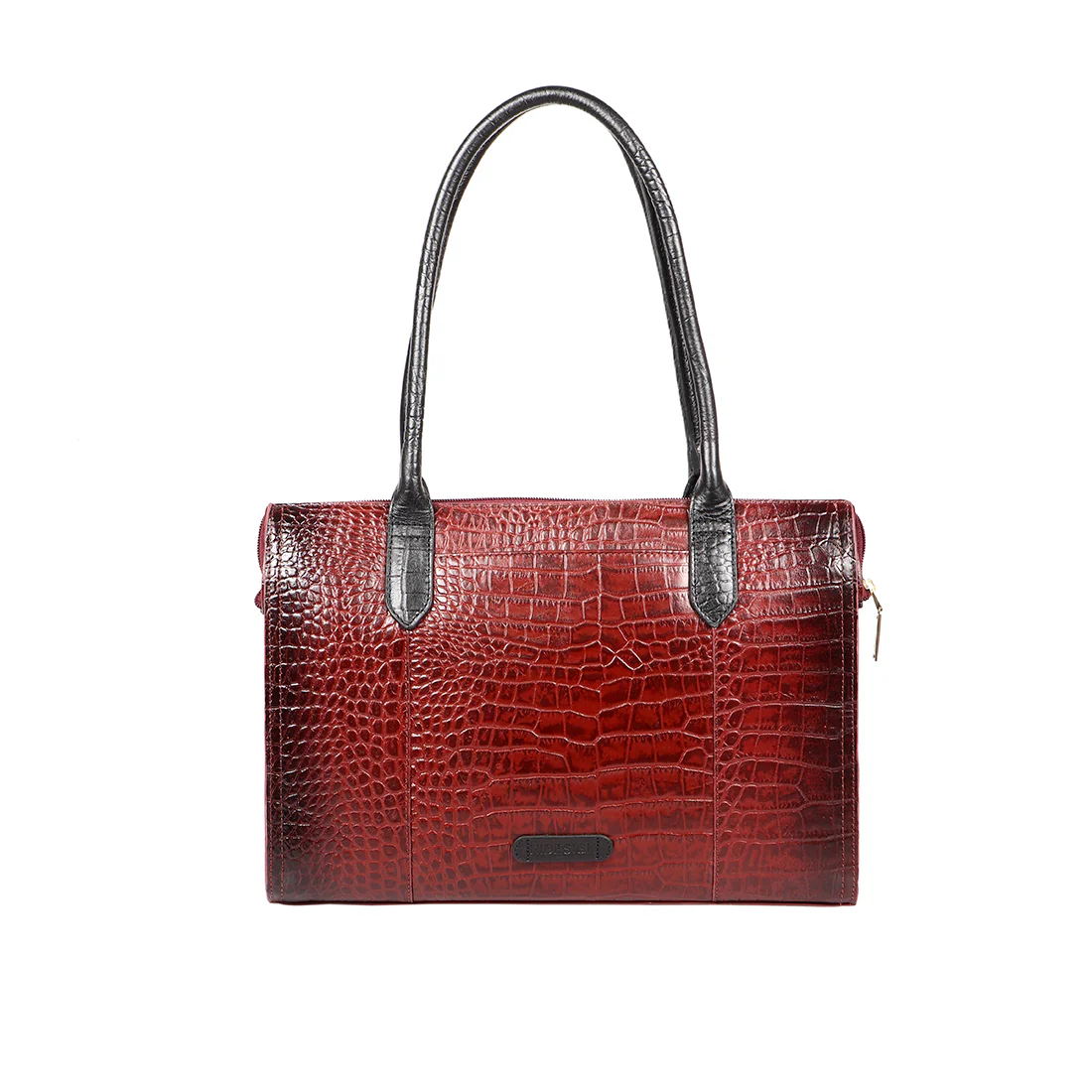 Times Square 01 Red Leather Tote Bag - Image 4