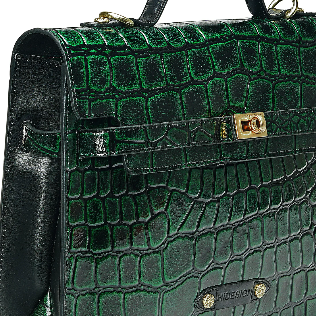 Tina Turner 02 Green Leather Shoulder Bag - Image 5
