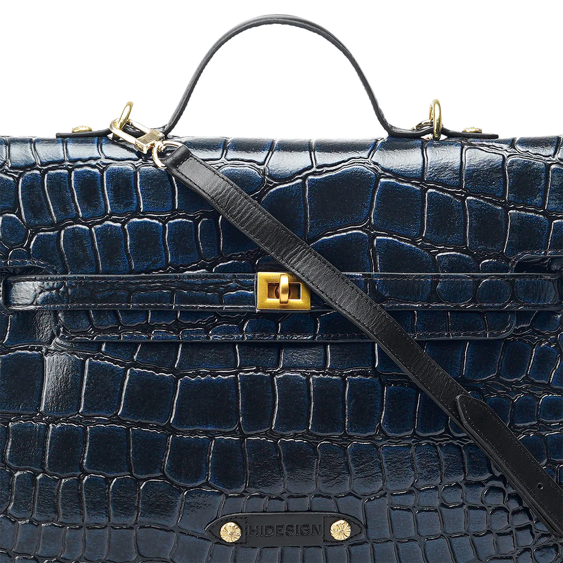 Tina Turner 02 Blue Leather Shoulder Bag - Image 5