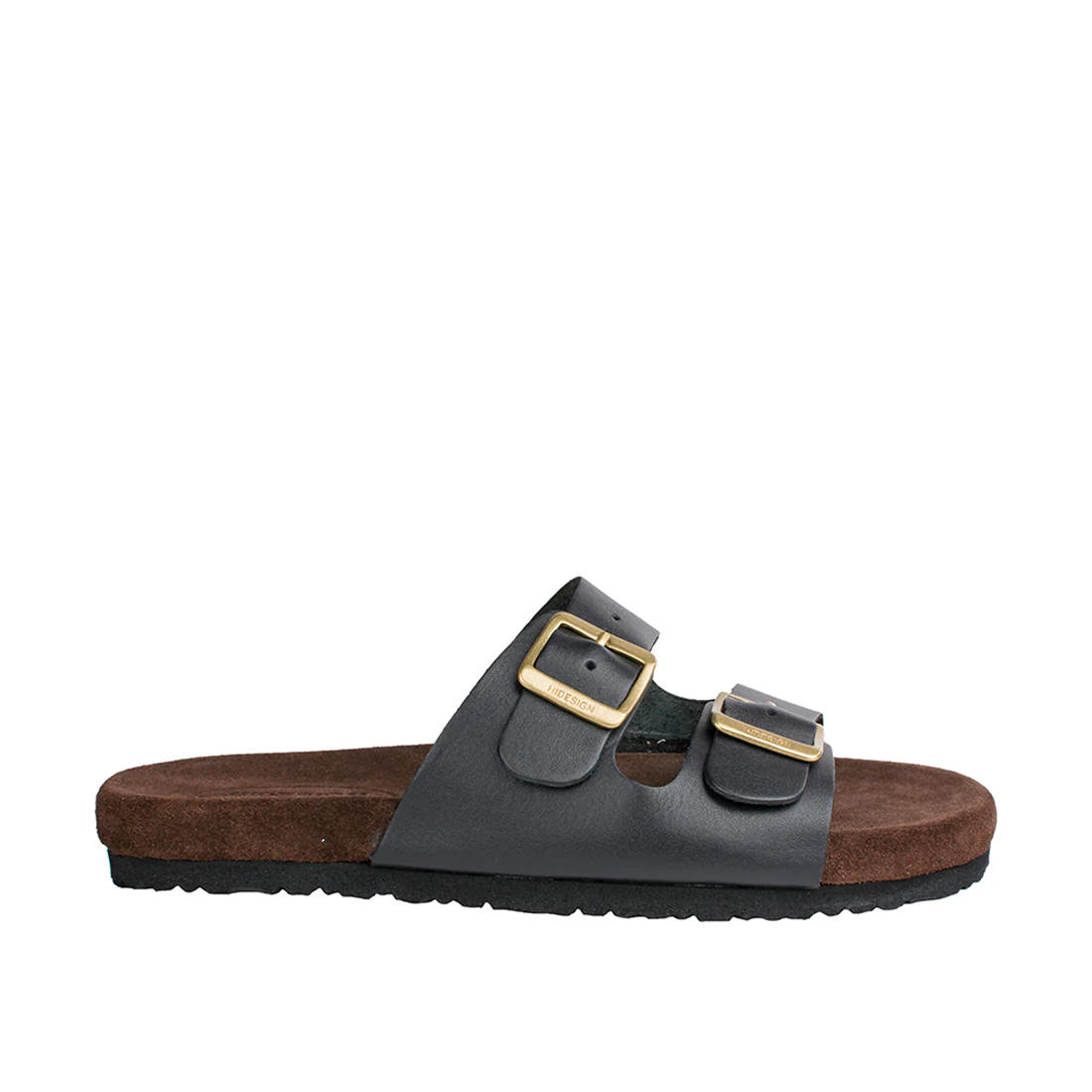 Tom N Men's Black Leather Sandals - Image 2