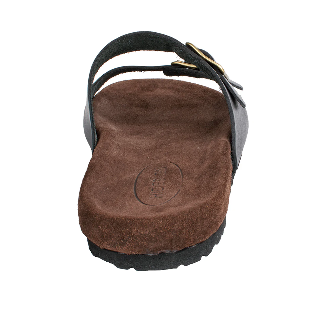 Tom N Men's Black Leather Sandals - Image 6