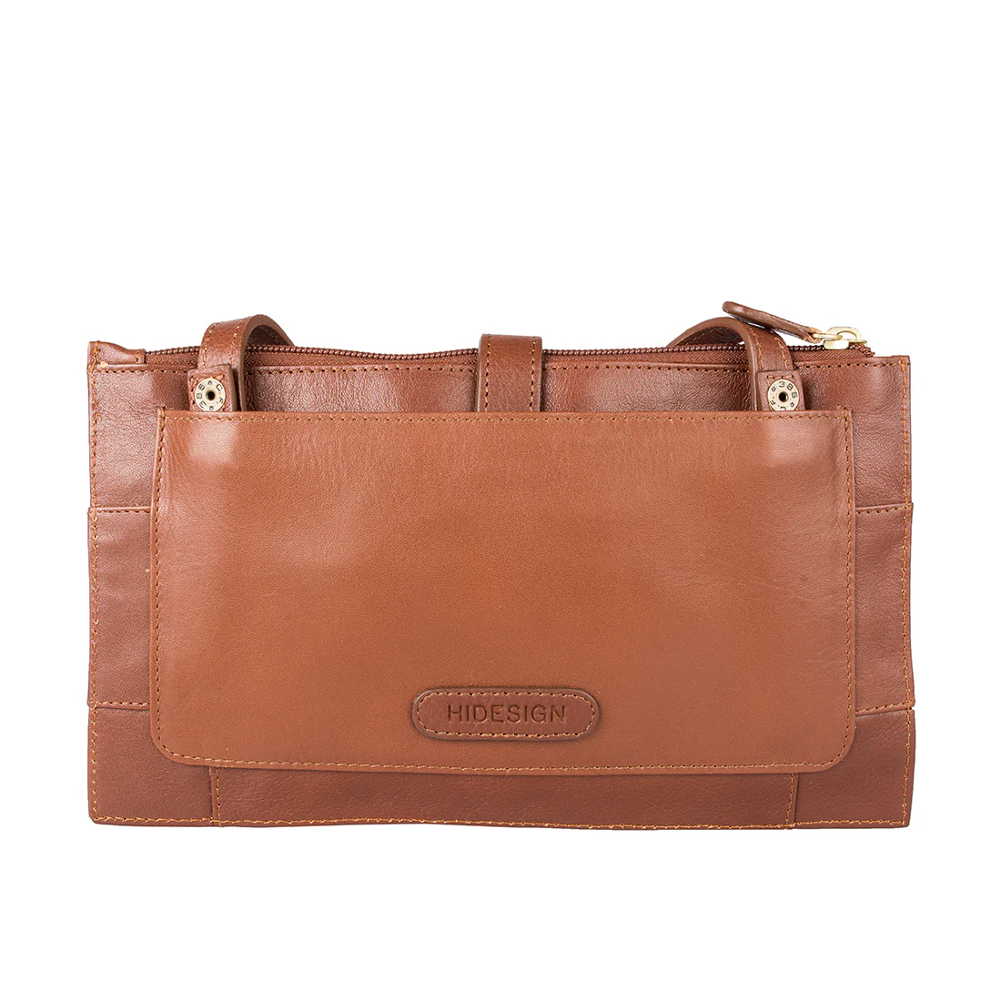 Topaz W4 Tan Leather Sling Wallet - Image 3