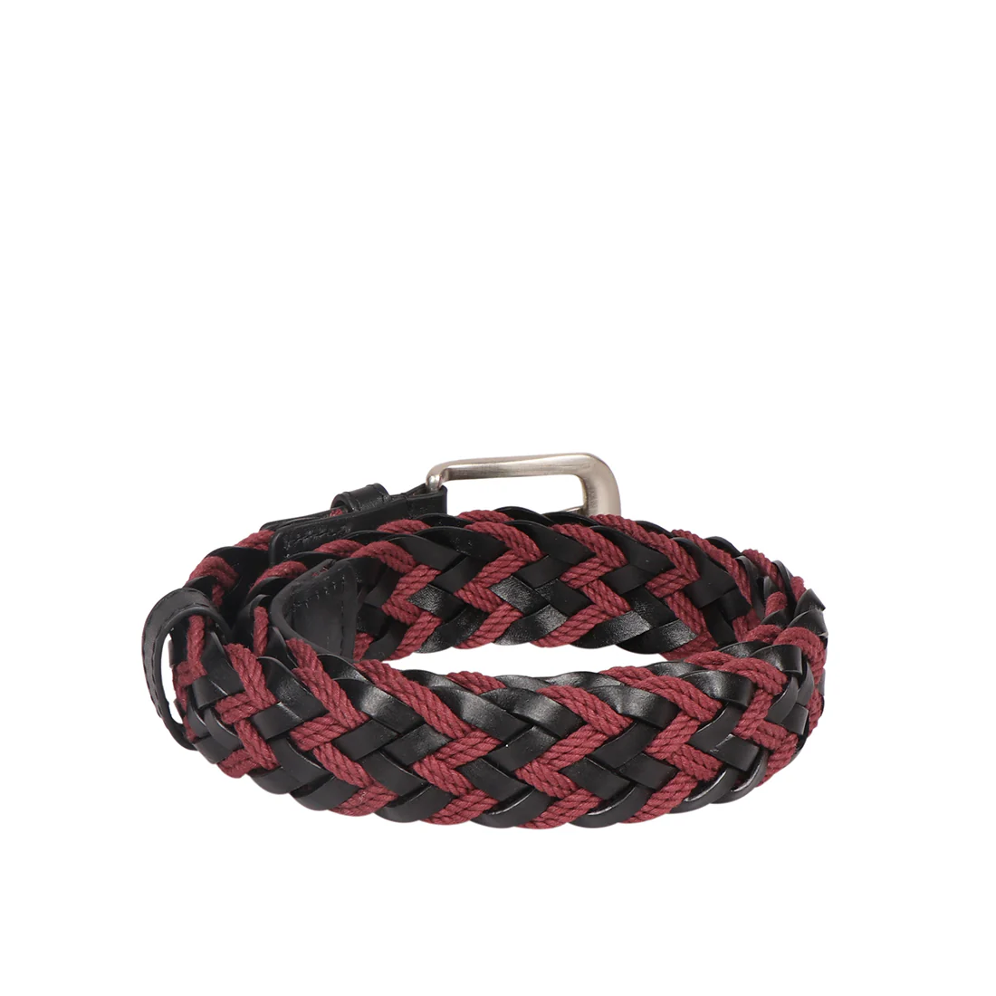 Torino 02 Men's Red Non Reversible Leather Belt - Image 2