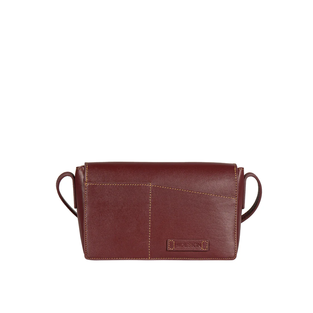 Tower 01 Red Leather Sling Bag - Image 5