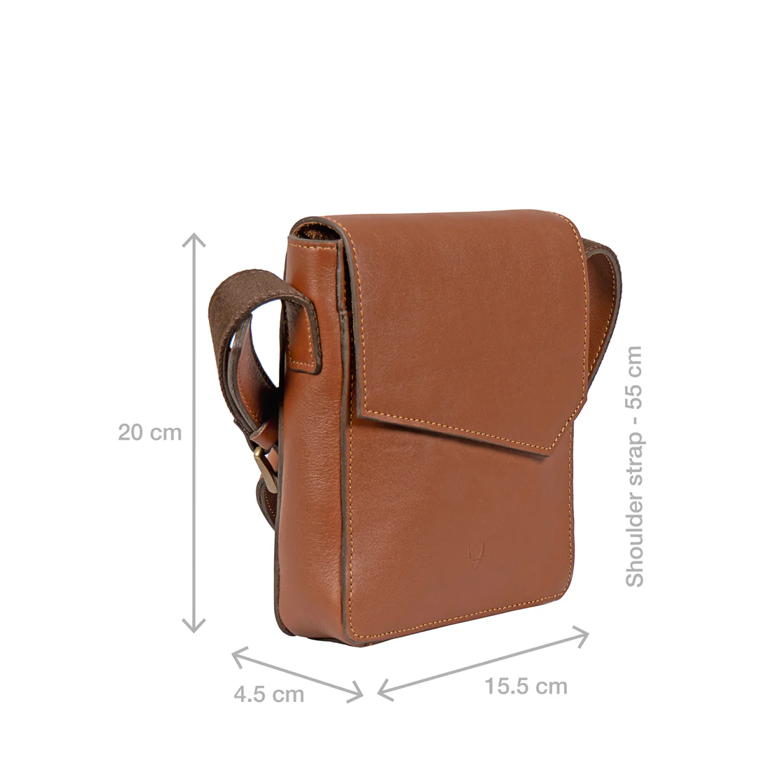 Tower 02 Tan Leather Crossbody - Image 4