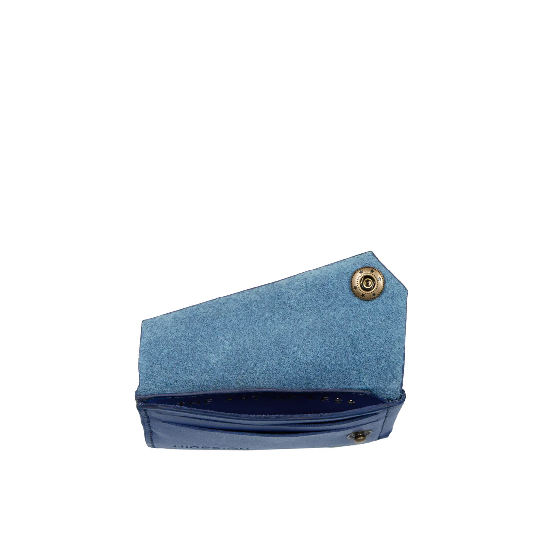 Tower W1 Blue Leather Card Holder - Image 7