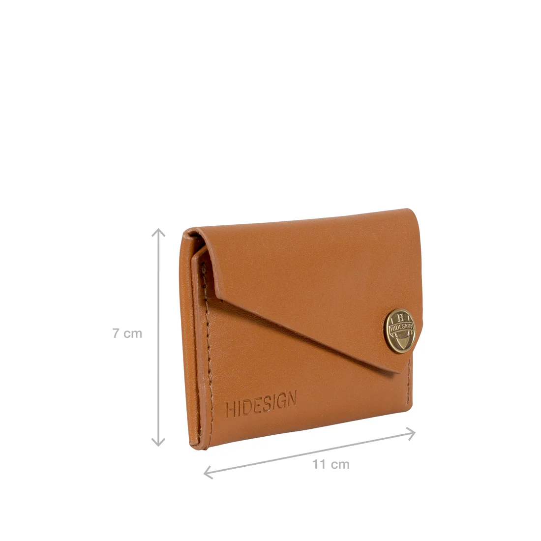 Tower W1 Orange Leather Card Holder - Image 4
