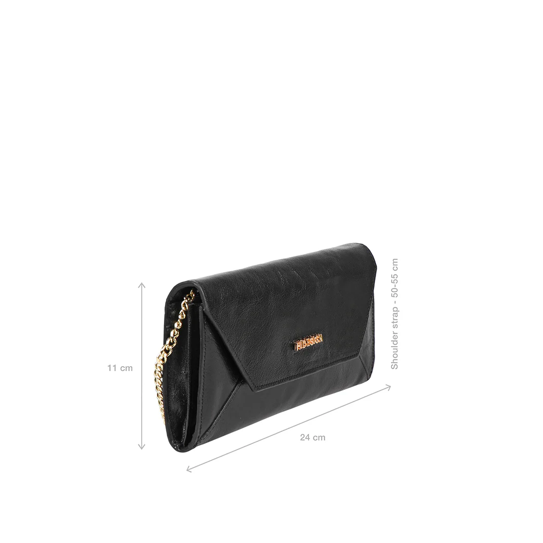 Tracy W1 Black Leather Sling Wallet - Image 3