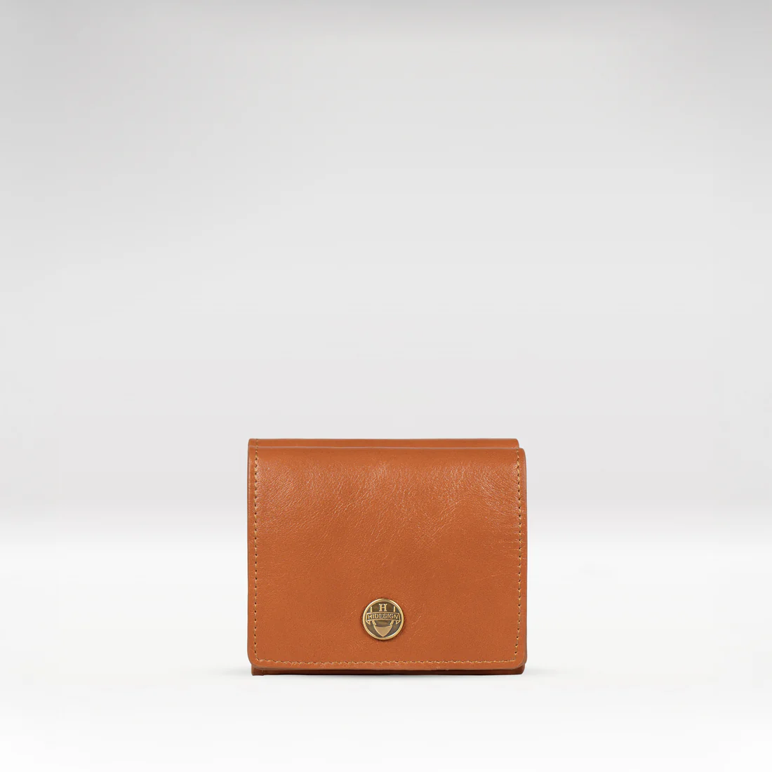 Trinity W1 Orange Leather Trifold Wallet