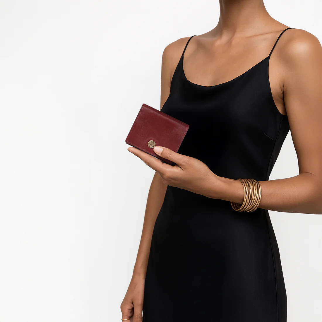 Trinity W1 Red Leather Trifold Wallet - Image 2