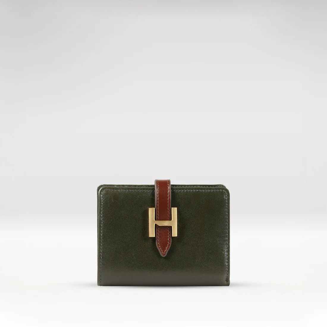 Trinity W2 Green Leather Bi-Fold Wallet