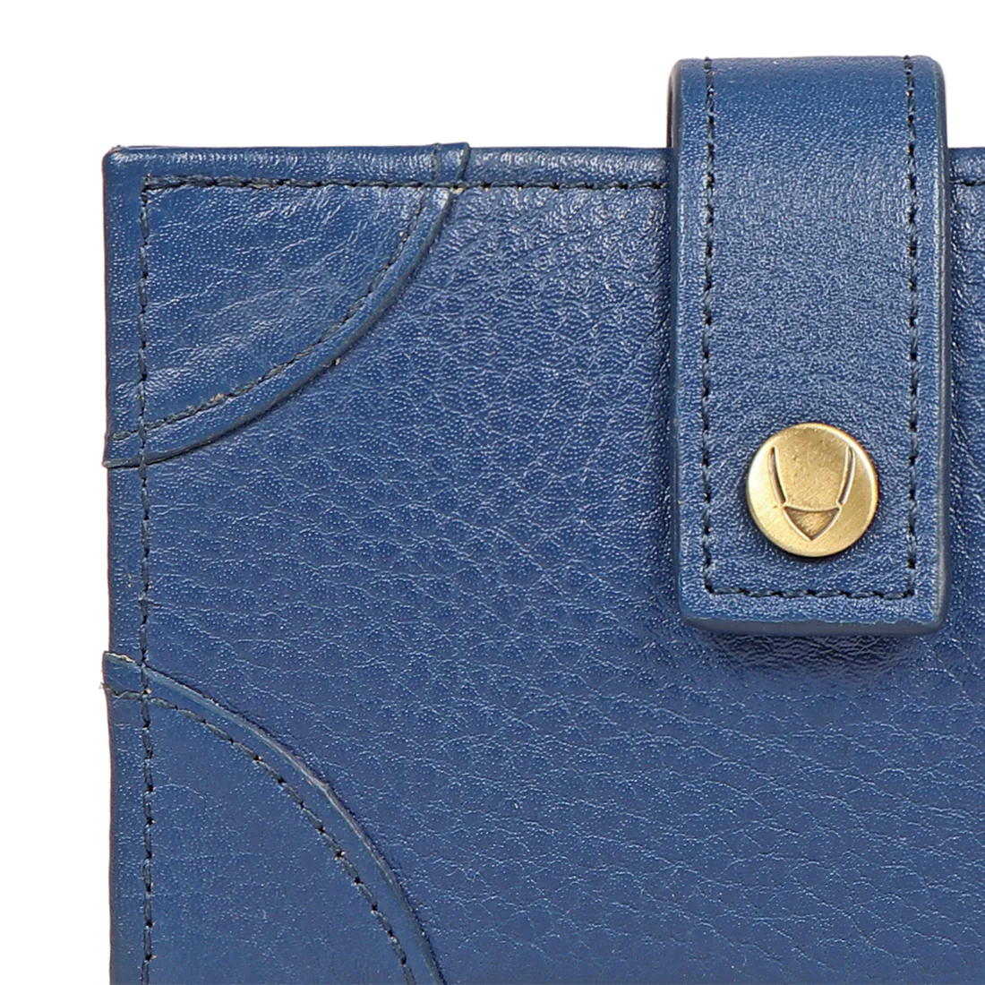 Tulsa  W1 Blue Leather Bi-Fold Wallet - Image 5