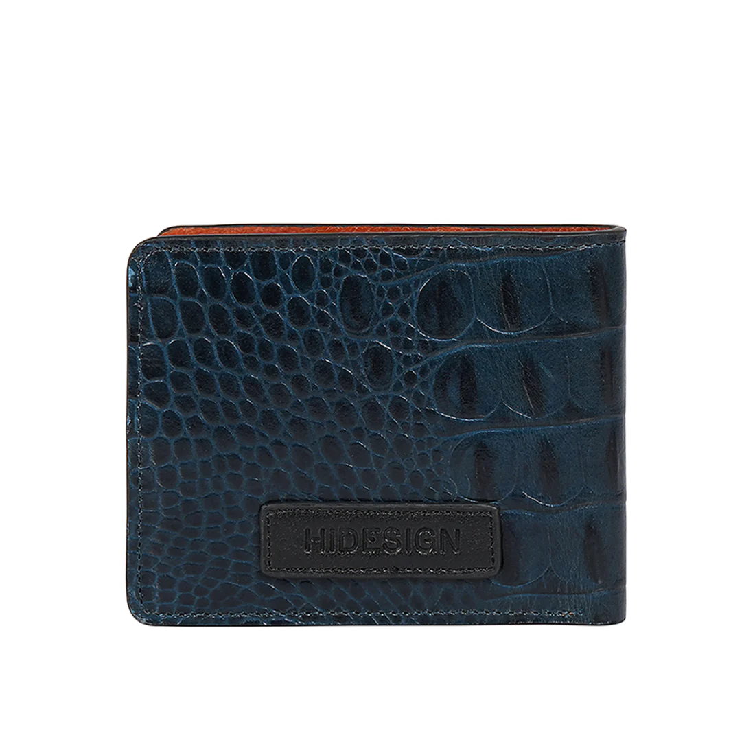Tupac W1 Blue Leather Bi-Fold Wallet - Image 5