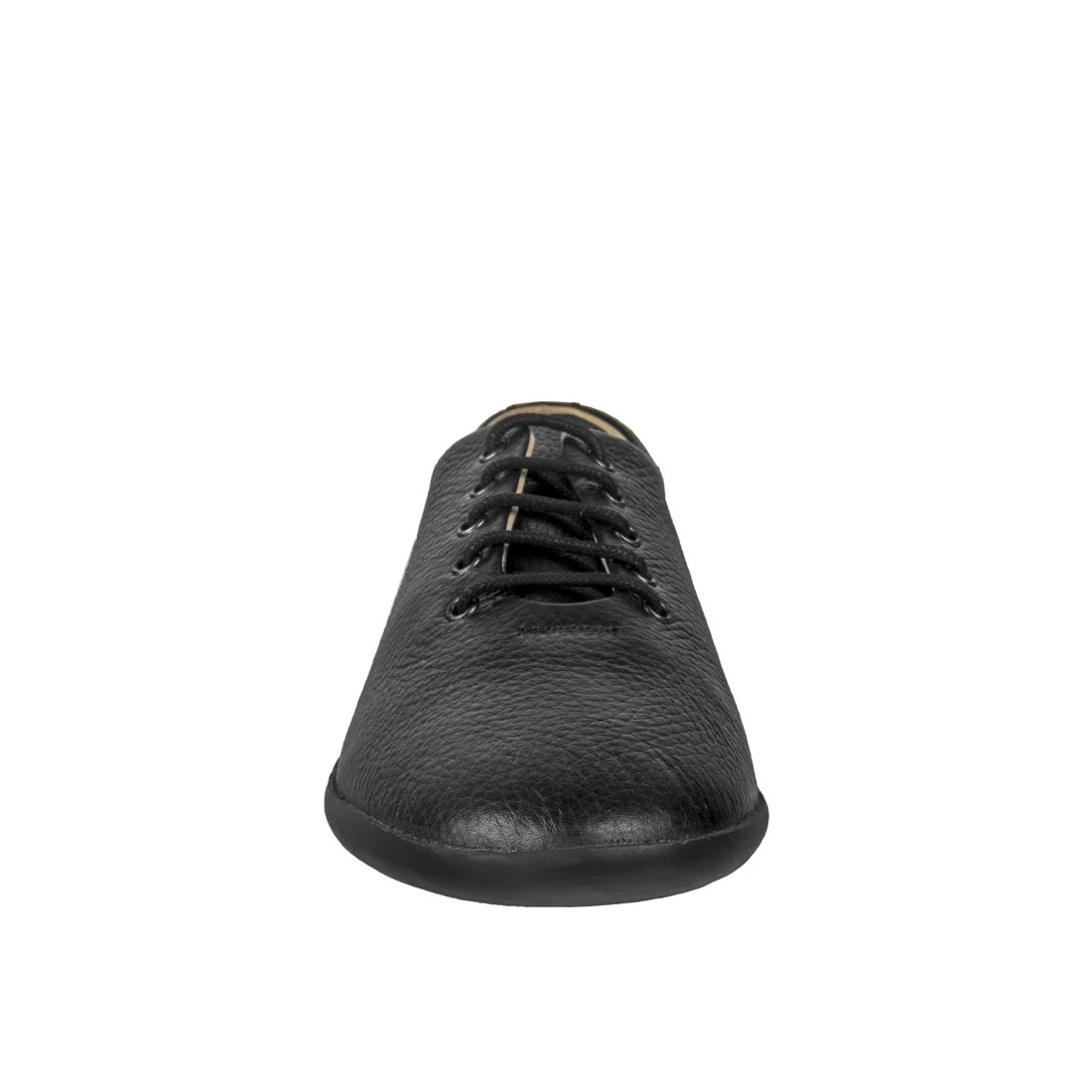 Twiggy Women's Black Leather Derby Shoes - Image 3