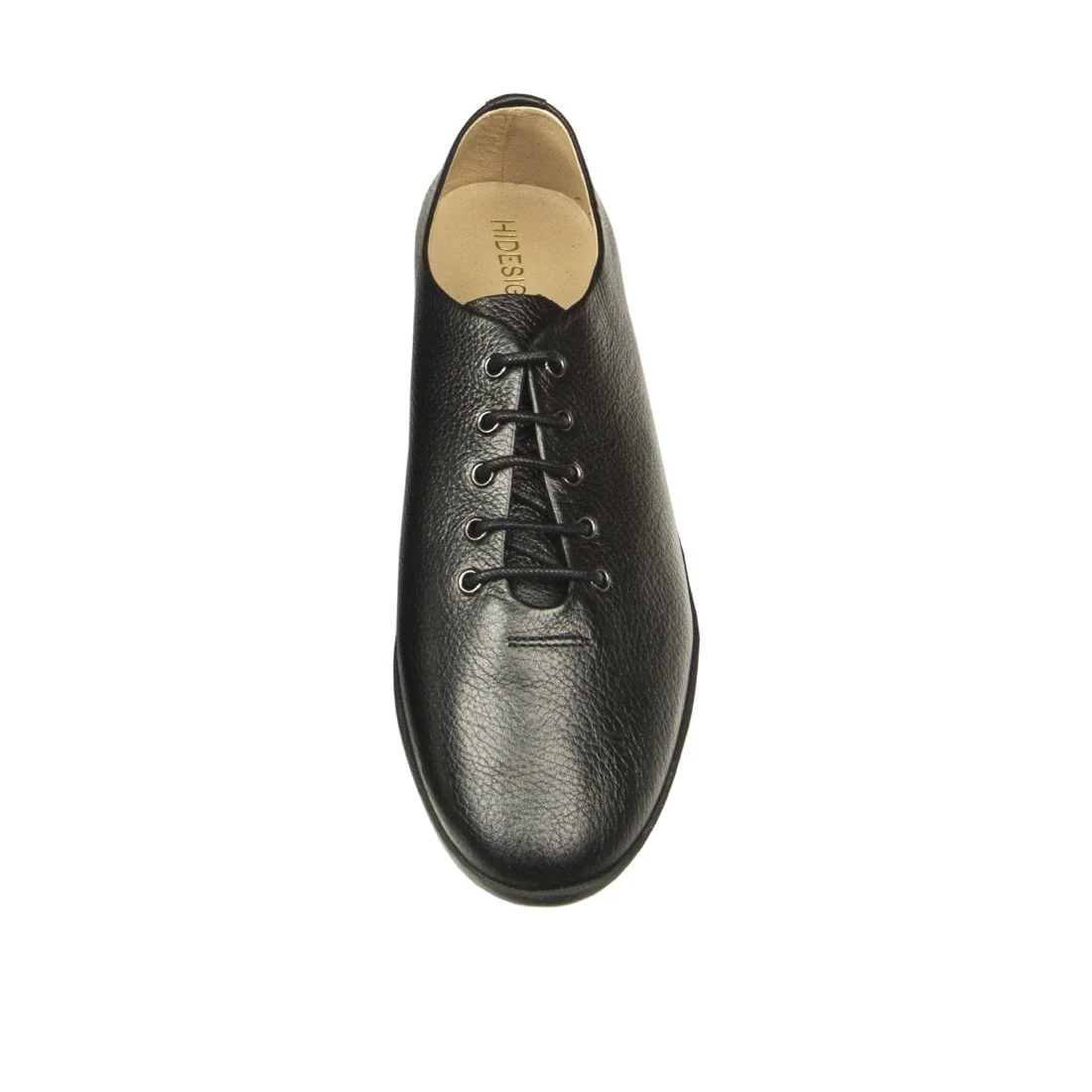 Twiggy Women's Black Leather Derby Shoes - Image 6