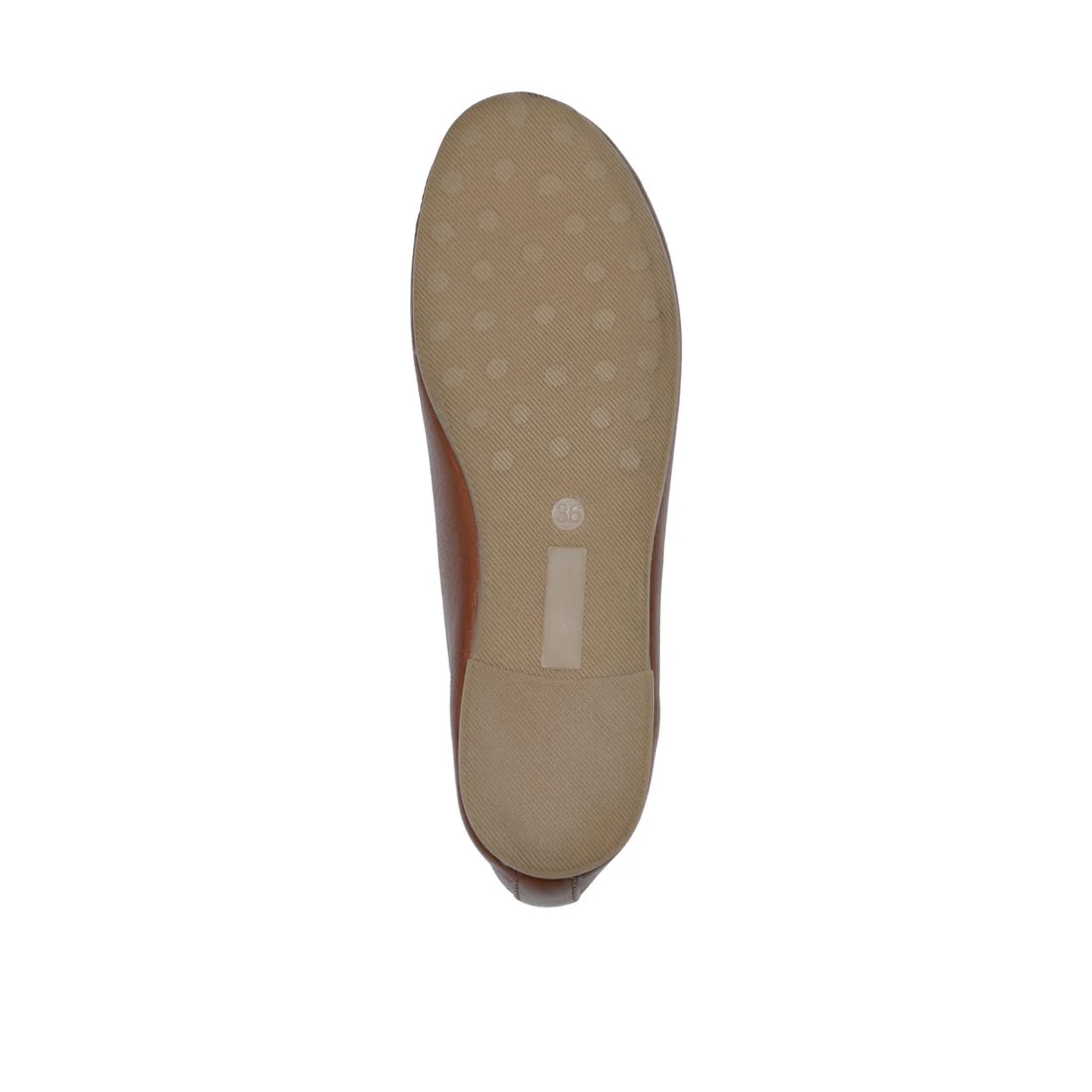 Twiggy Women's Tan Leather Derby Shoes - Image 6