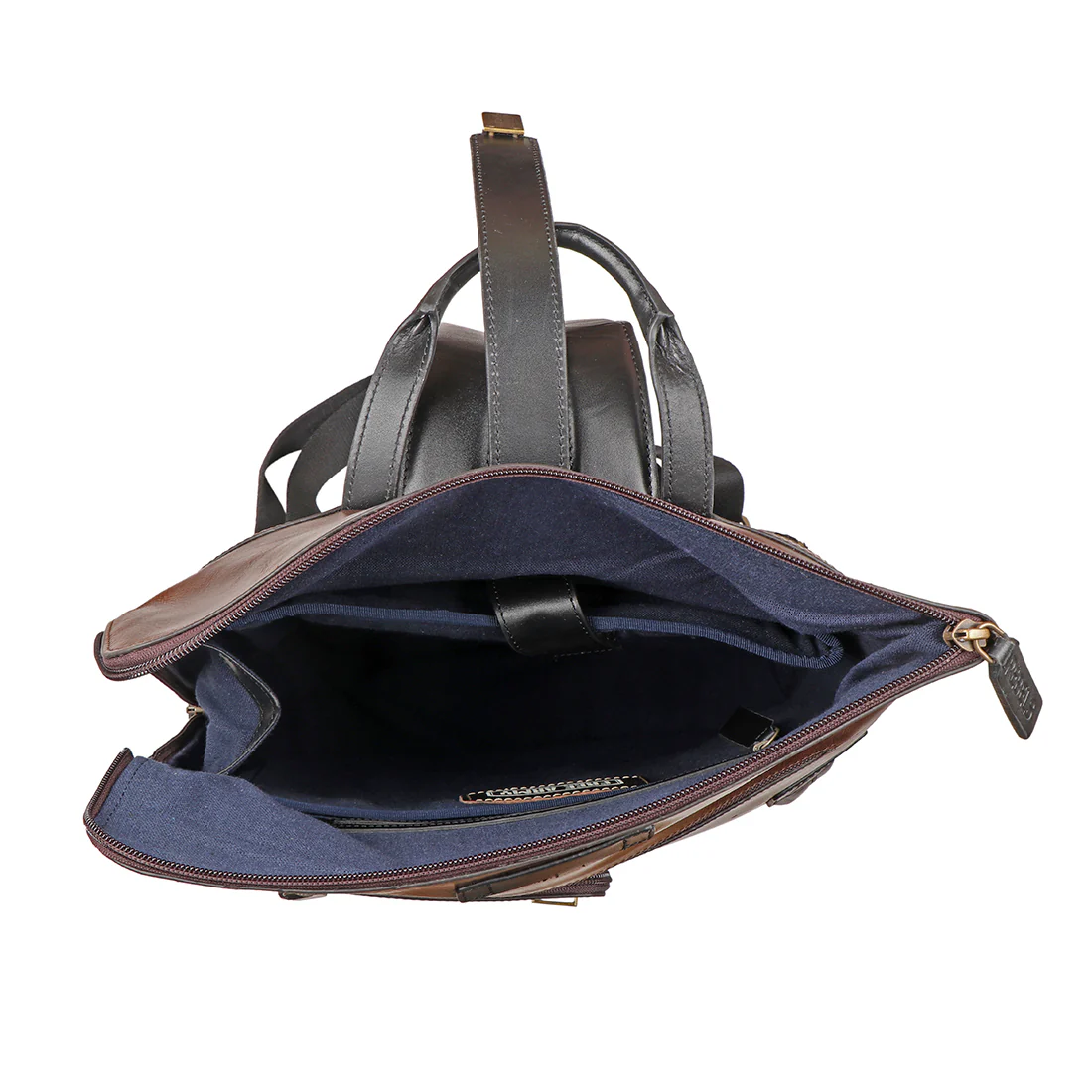 Uncle Ho 03 Brown Leather Backpack - Image 6
