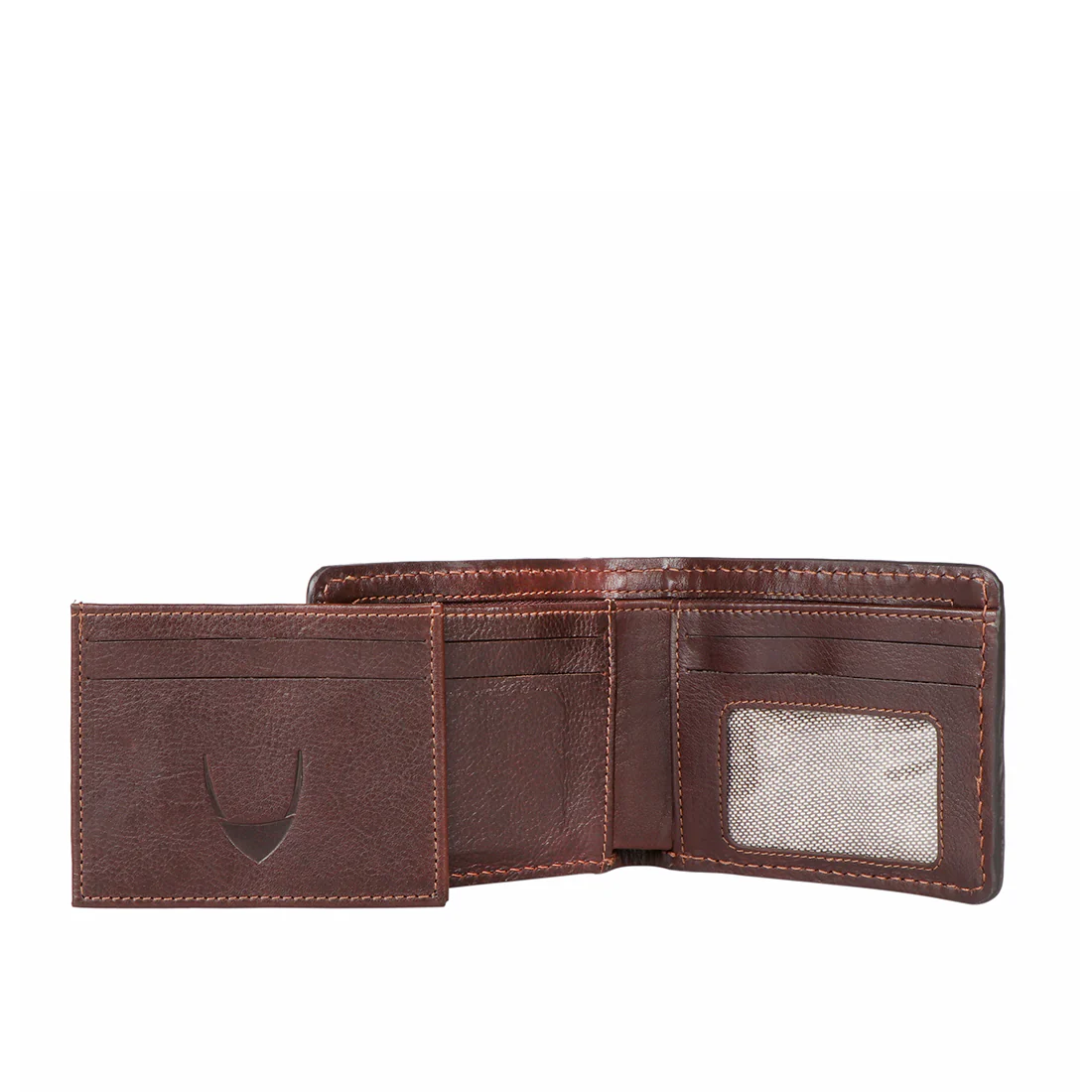Uncle Ho W2 Brown Leather Bi-Fold Wallet - Image 4