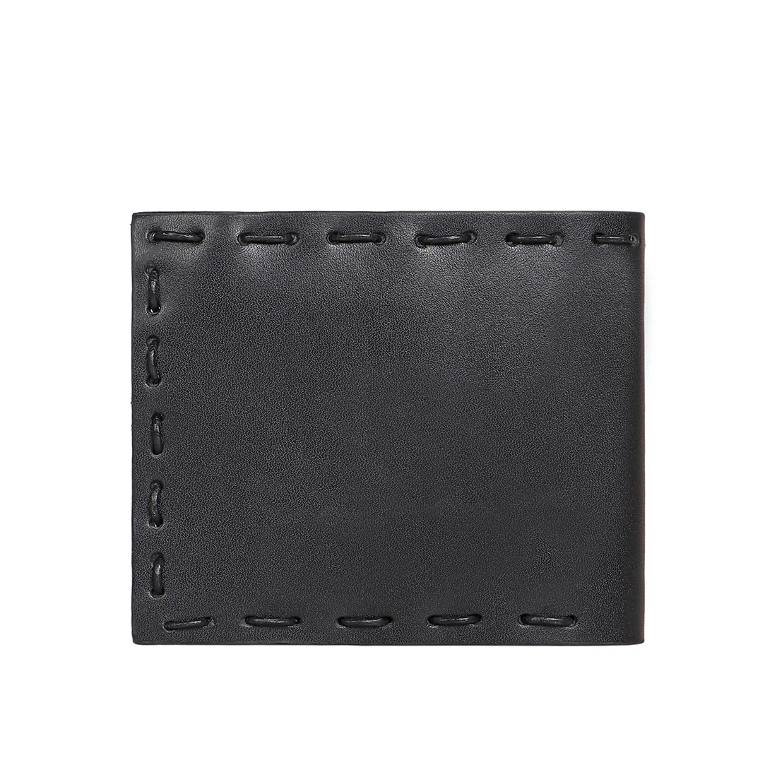 Uomo Black Leather Bi-Fold Wallet - Image 4