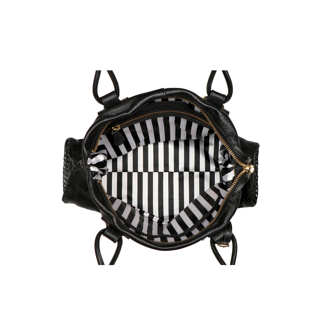 Ural Black Leather Tote Bag - Image 5