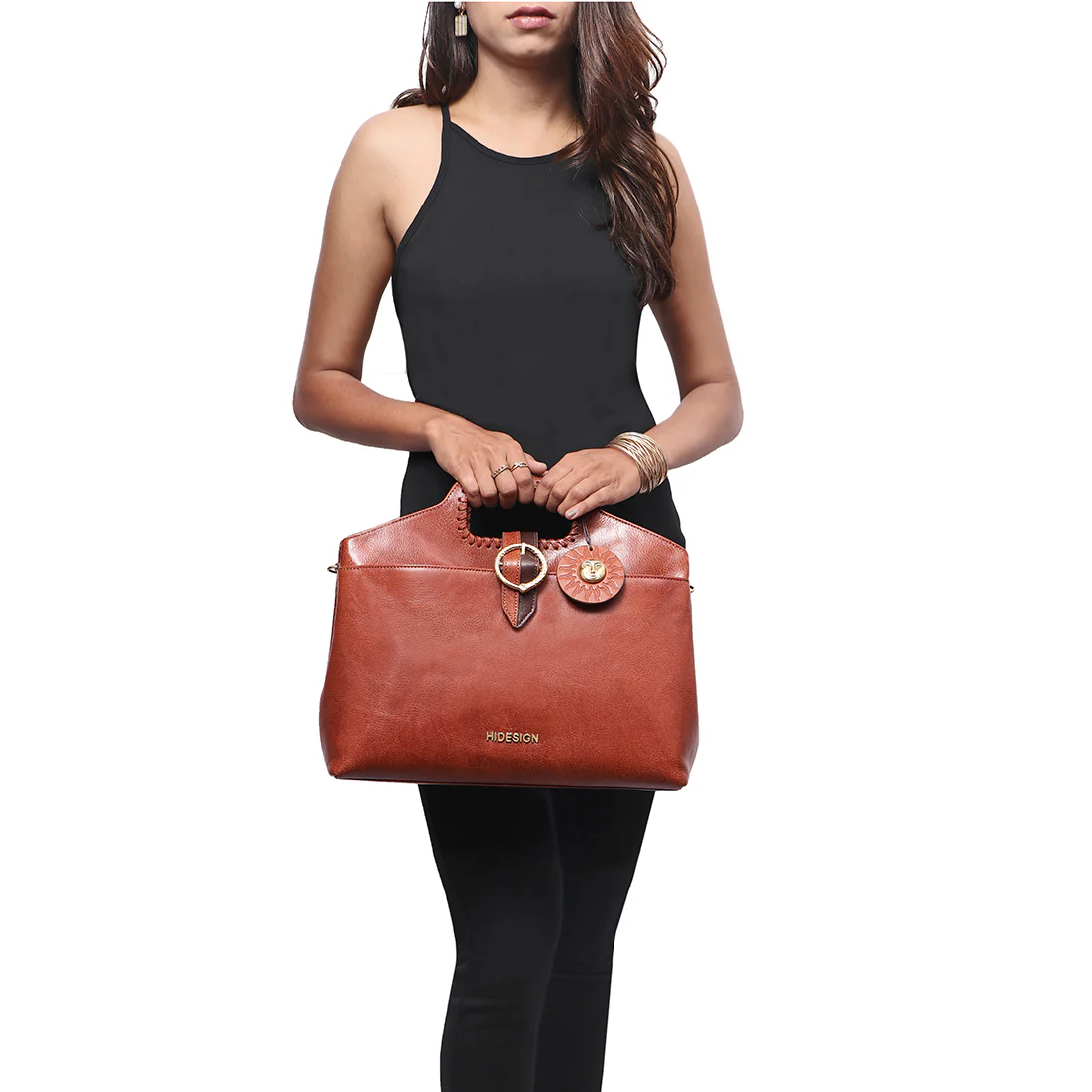 Ursula 02 Tan Leather Satchel - Image 6