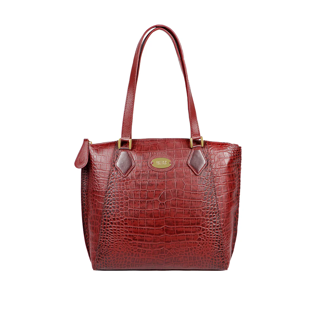 Valencia 03 Marsala Leather Tote Bag - Image 2