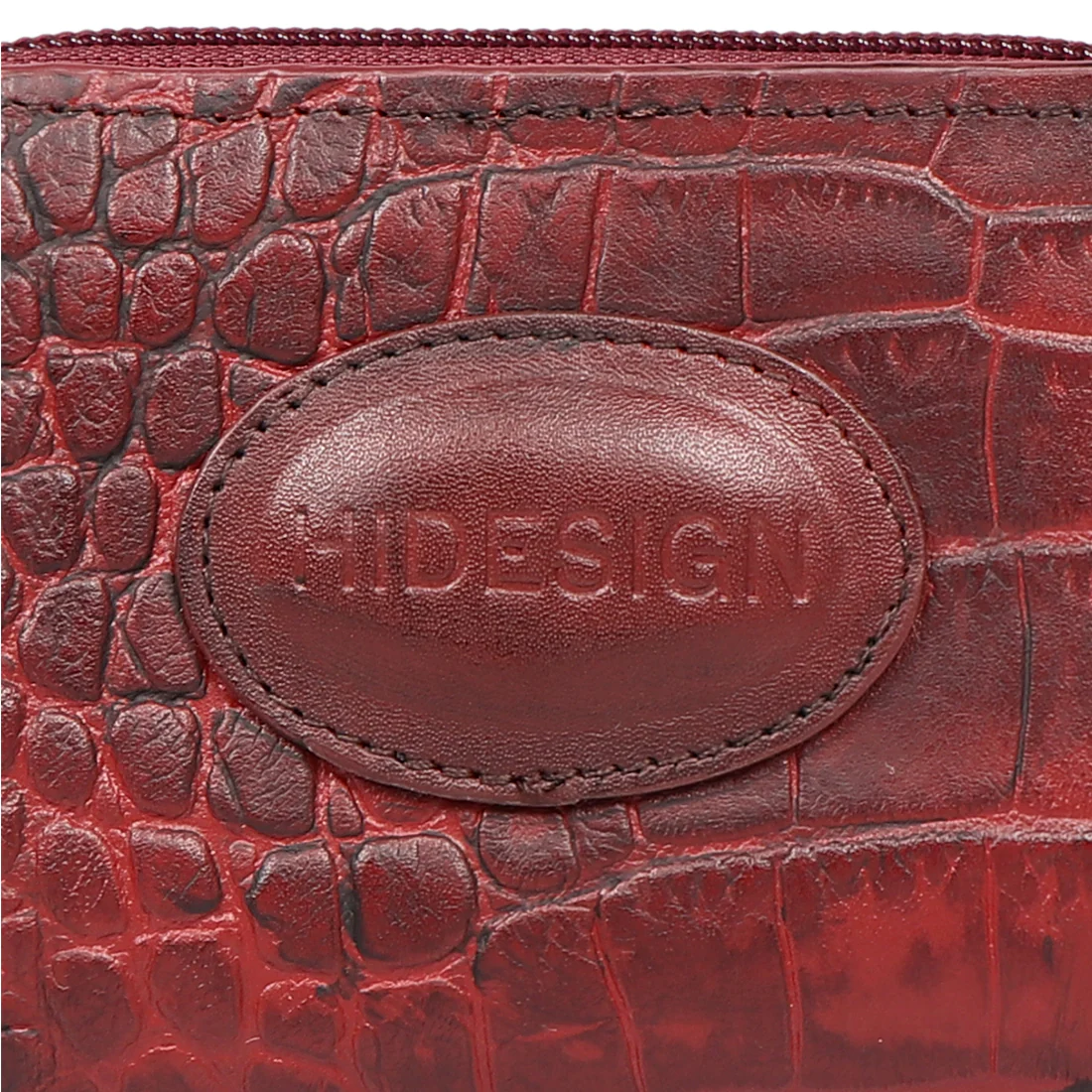 Valencia W1 Marsala Leather Zip Around Wallet - Image 7