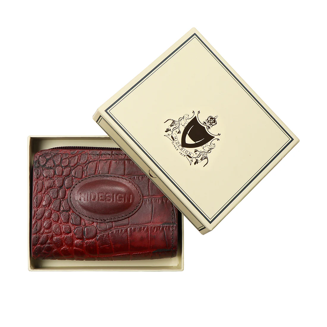 Valencia W1 Marsala Leather Zip Around Wallet - Image 9