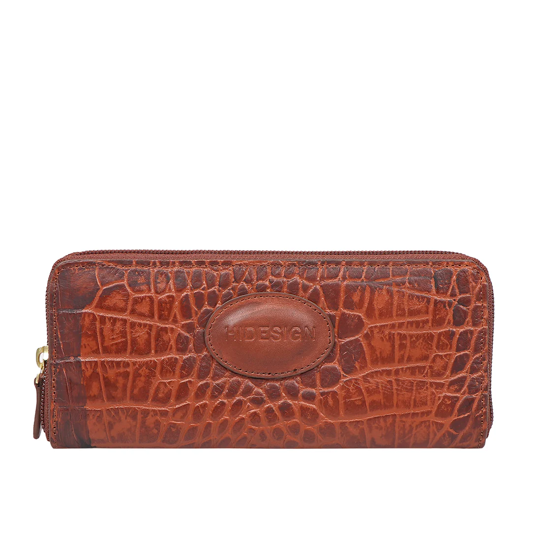 Valencia W2 Tan Leather Zip Around Wallet - Image 2