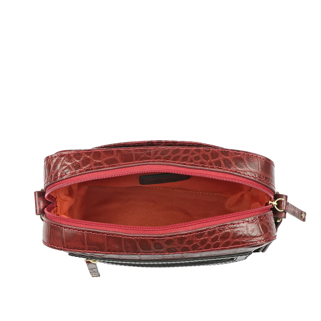 Valentine Marsala Leather Crossbody - Image 5